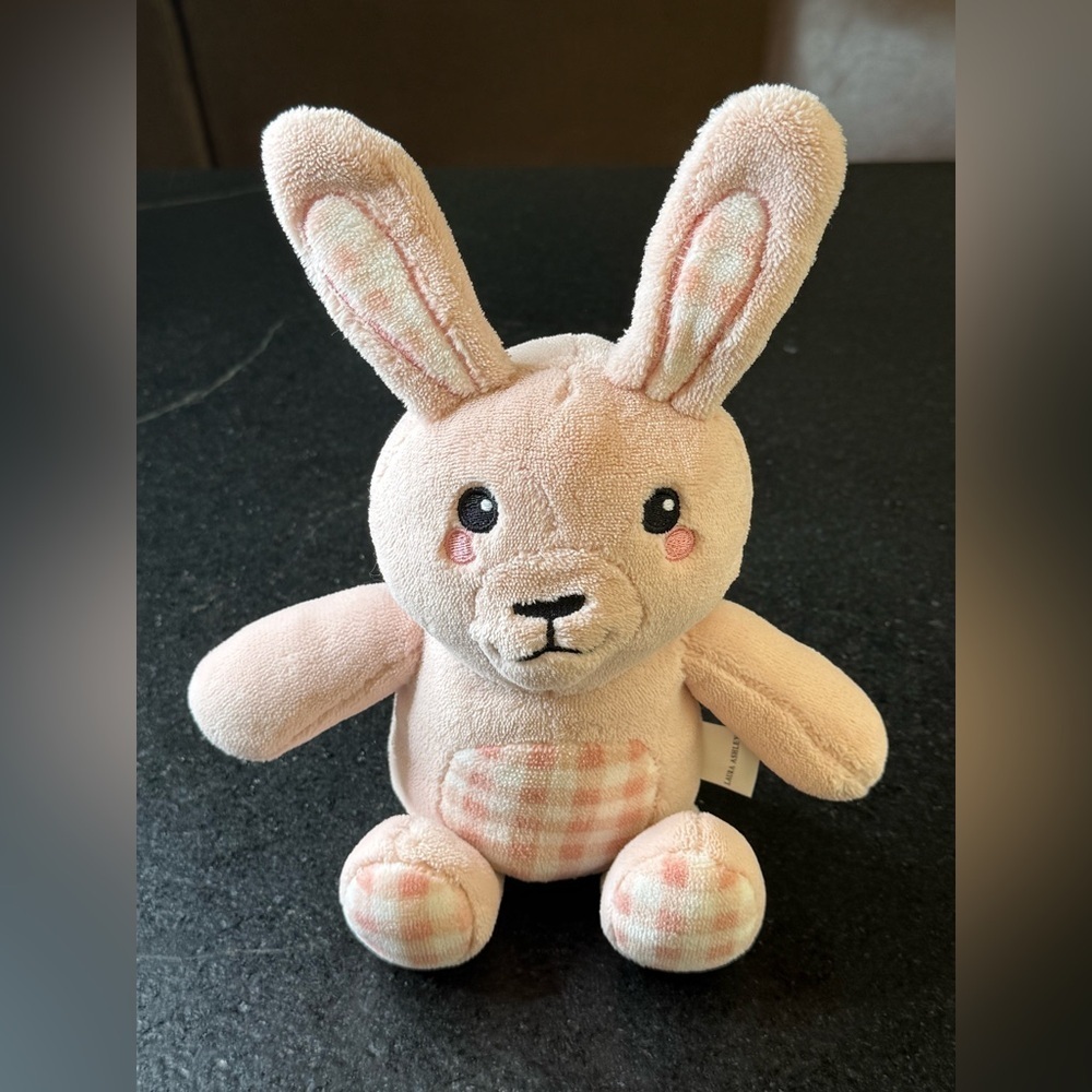 Laura Ashley Hedy Pink Bunny Rabbit Plush Easter Bunny Stuffed Toy 8.5"
